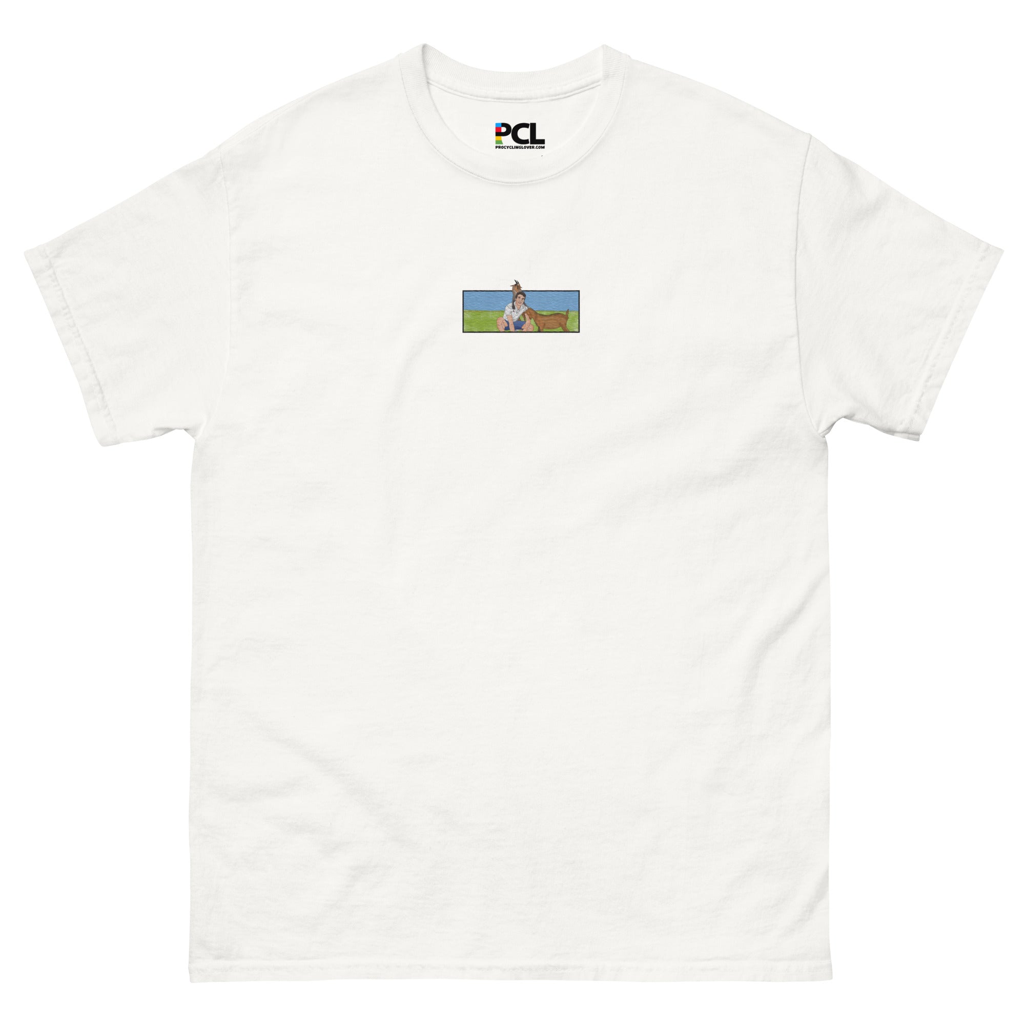 Thibaut and his Goats Unisex T-Shirt EMBROIDERED
